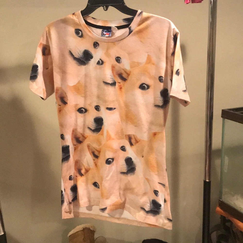 Dog print shirt